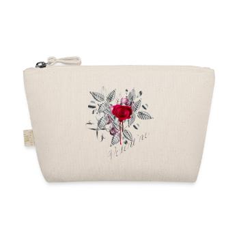 Composition argentée de la Saint-Valentin avec des roses - Trousse biologique - nature - Devant