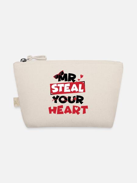 Herr Steal Your Heart - Bio-Täschchen - Natur
