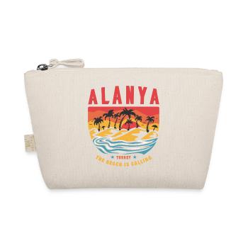 Alanya Turkey vintage beach design - Organic Pouch - nature - Front
