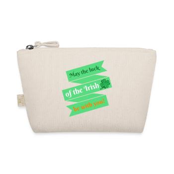 St. Patrick's Day Banner Green Happiness Clover - Organic Pouch - nature - Front