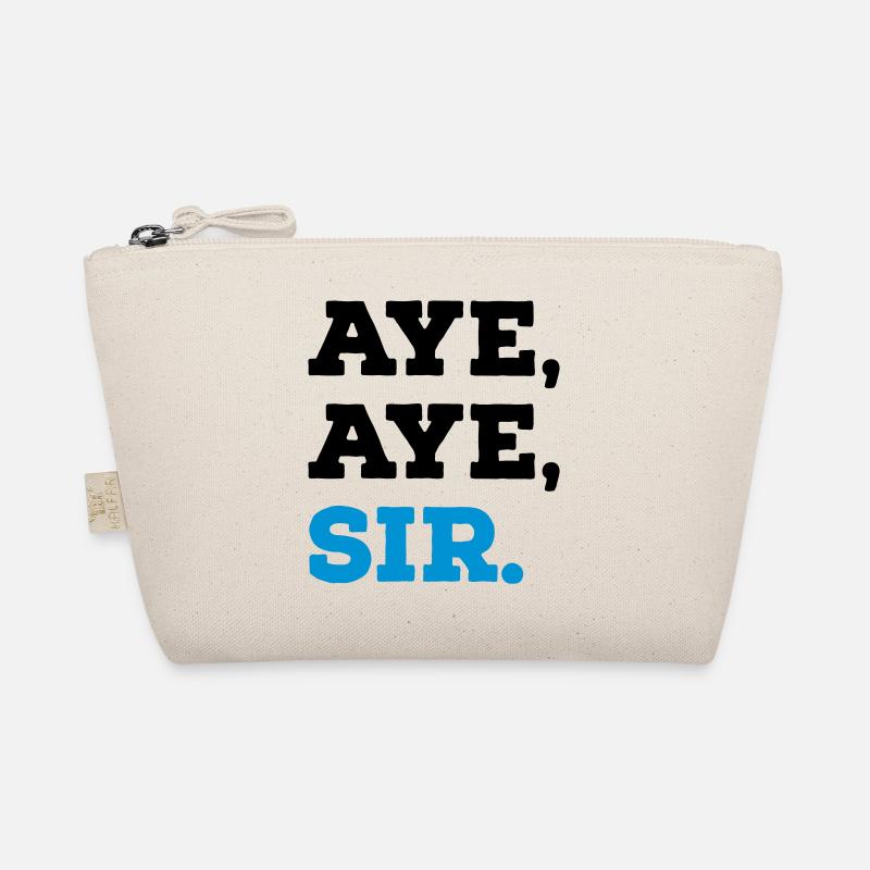 Aye Aye Sir - Bio-Täschchen - Natur