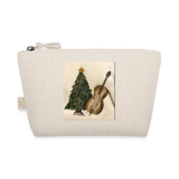 Christmas music on the tree - Organic Pouch - nature - Front