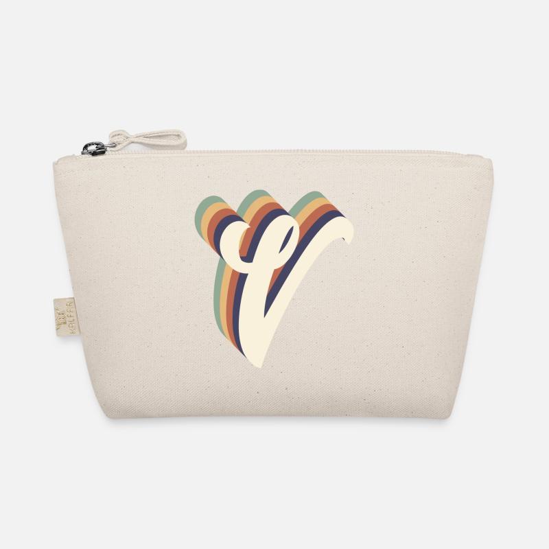 Letter V Organic Pouch