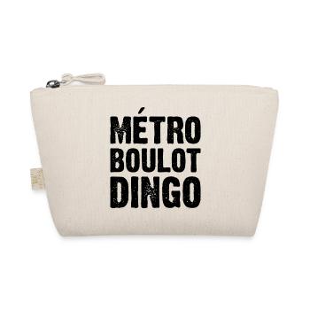 Métro Boulot Dingo - Trousse biologique - nature - Devant