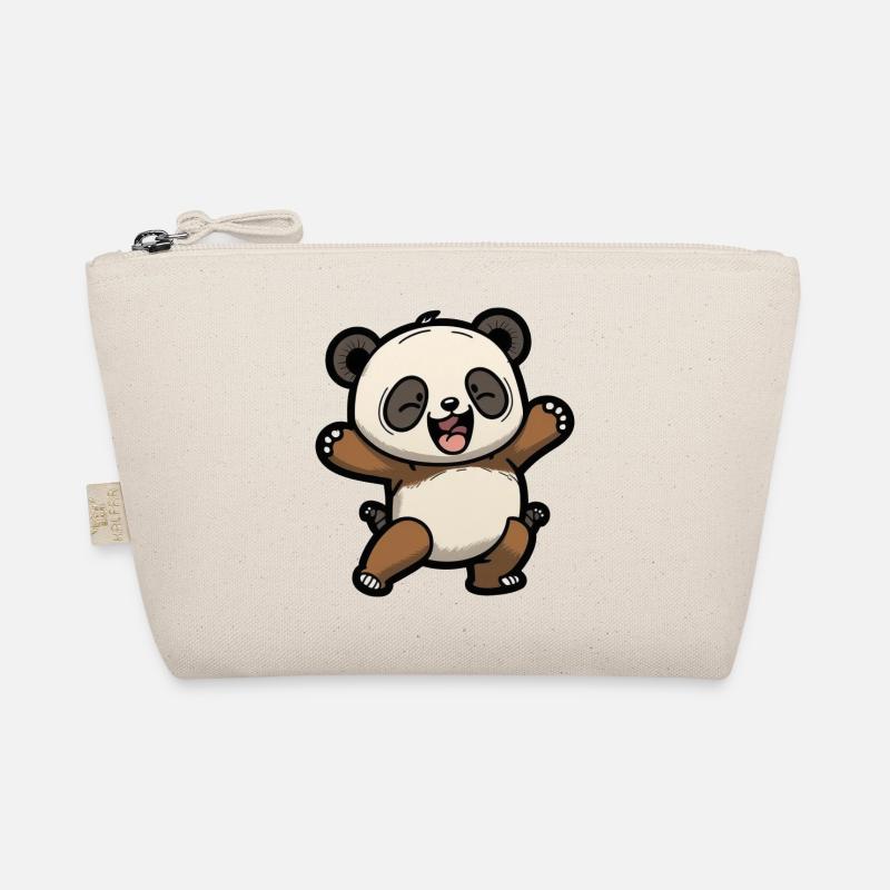 Baby-Panda - Bio-Täschchen - Natur