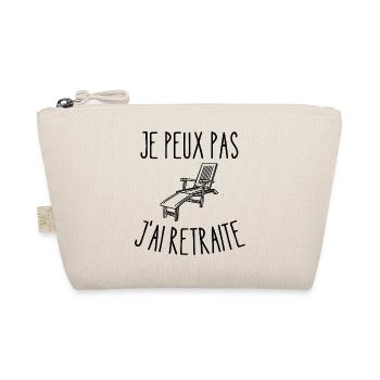 je peux pas j'ai retraite - Trousse biologique - nature - Devant