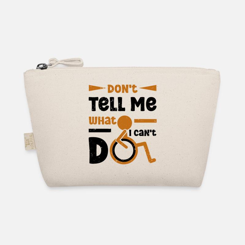 Rollstuhl Rollstuhlfahrer Beinamputation Bio-Täschchen