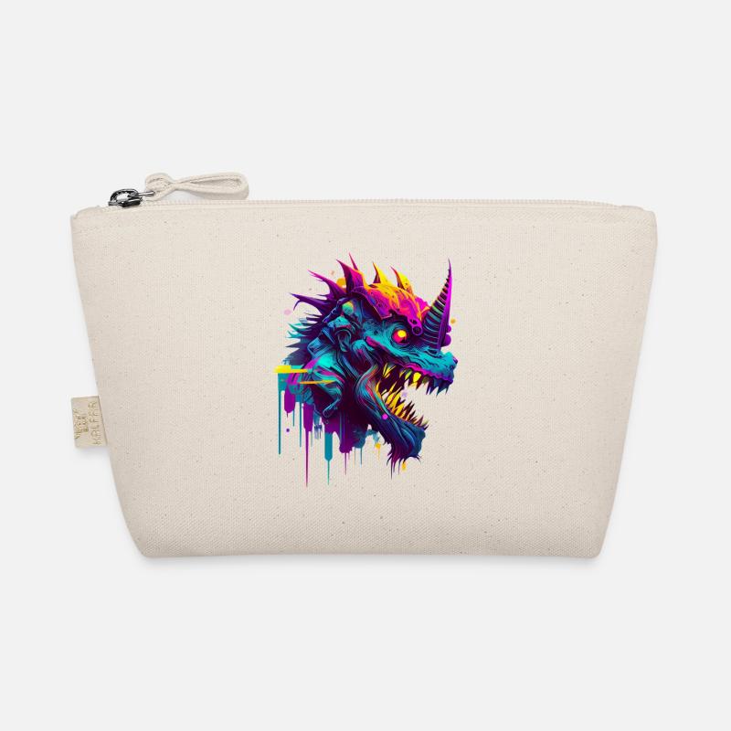 Monster Einhorn - Bio-Täschchen - Natur