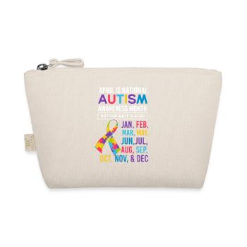 Autismus April Autism Awareness Autisten Kinder - Bio-Täschchen - Natur - Vorne