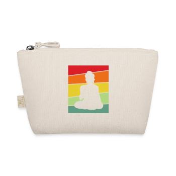 Buddha Yoga Vintage Hinduismus Meditation Spirit - Bio-Täschchen - Natur - Vorne