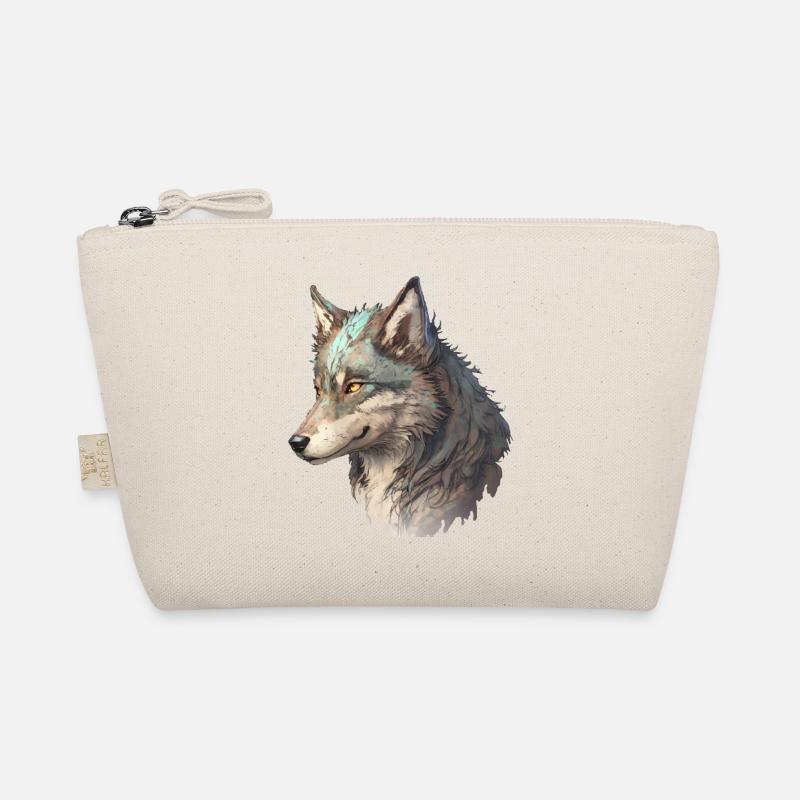 The gray wolf Organic Pouch