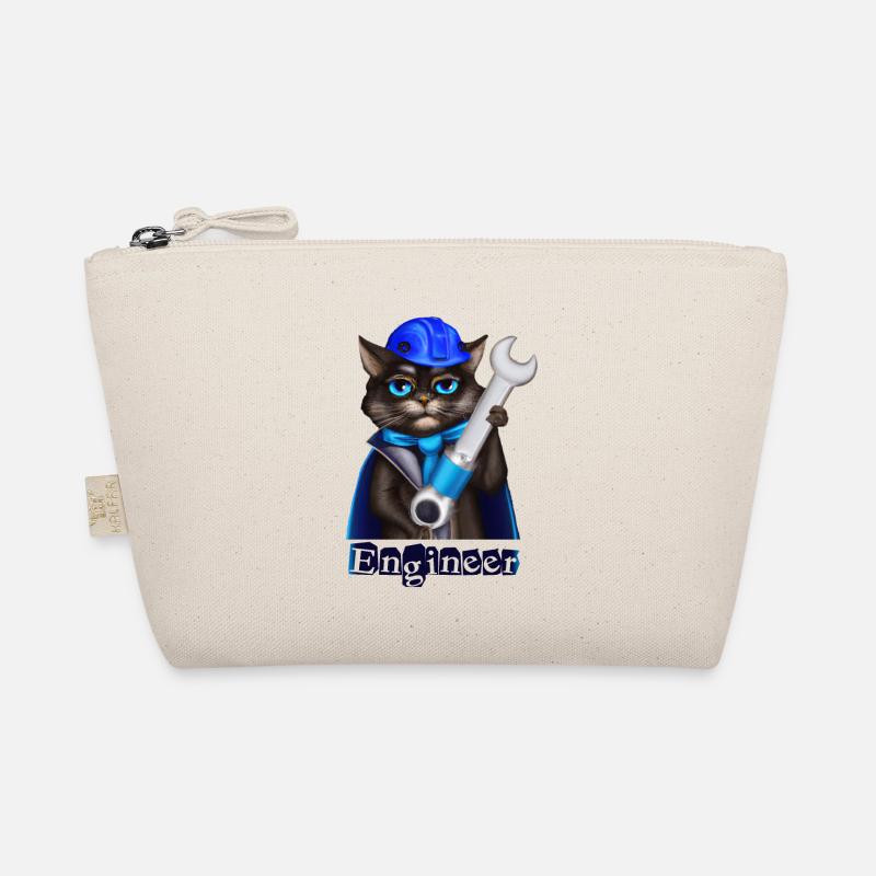 Cat Engineer Organic Pouch