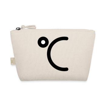 Grad Celsius Symbol zum personalisieren - Bio-Täschchen - Natur - Vorne