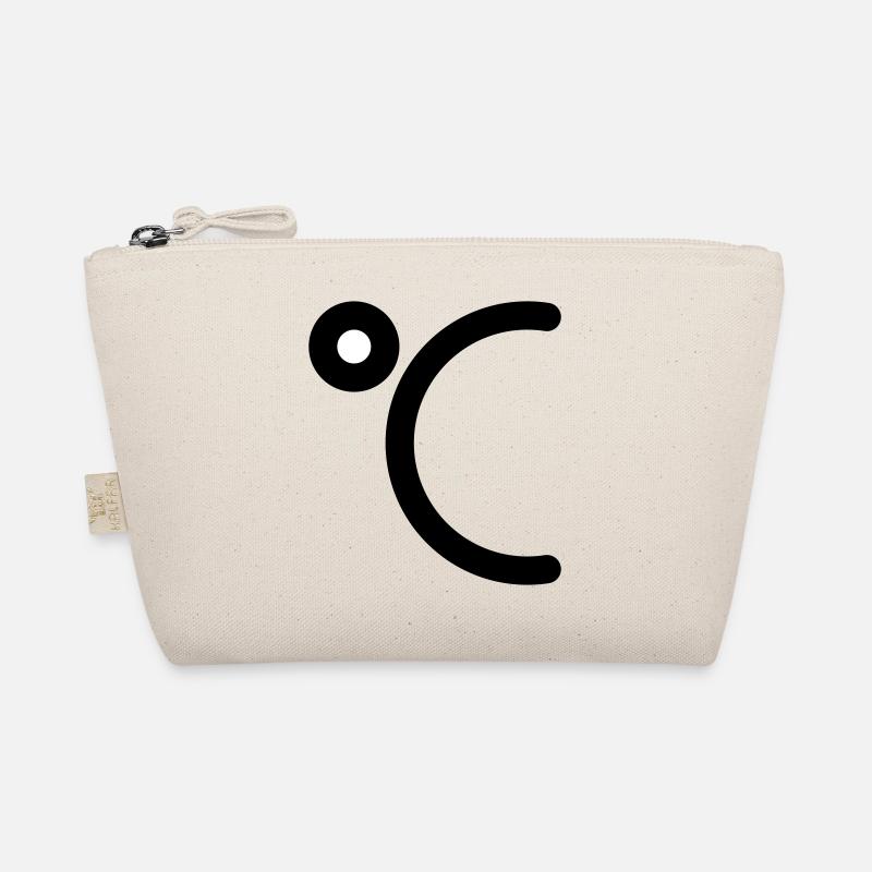 Degrees Celsius icon to personalize Organic Pouch