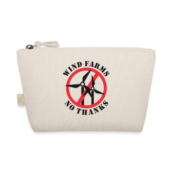 Wind Farms No Thanks - Organic Pouch - nature - Front