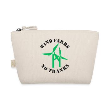 Wind Farms No Thanks - Organic Pouch - nature - Front
