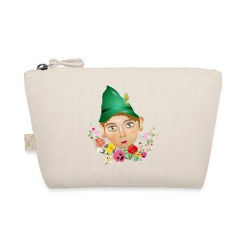 The Seppel or Seppl as doll portrait - Organic Pouch - nature - Front
