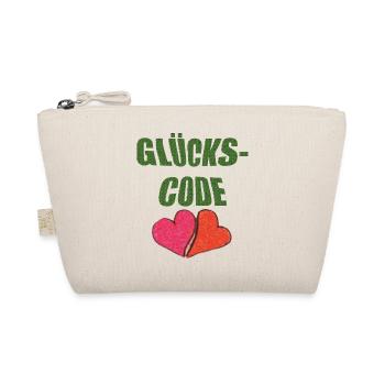 glückscode - Bio-Täschchen - Natur - Vorne