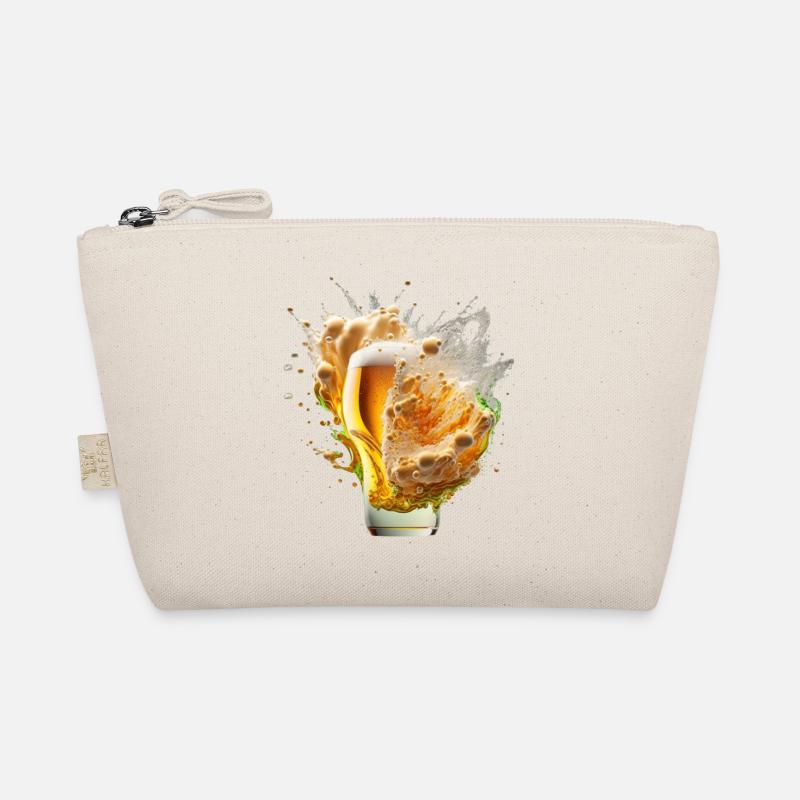 Bier Explosion im Glas Bio-Täschchen