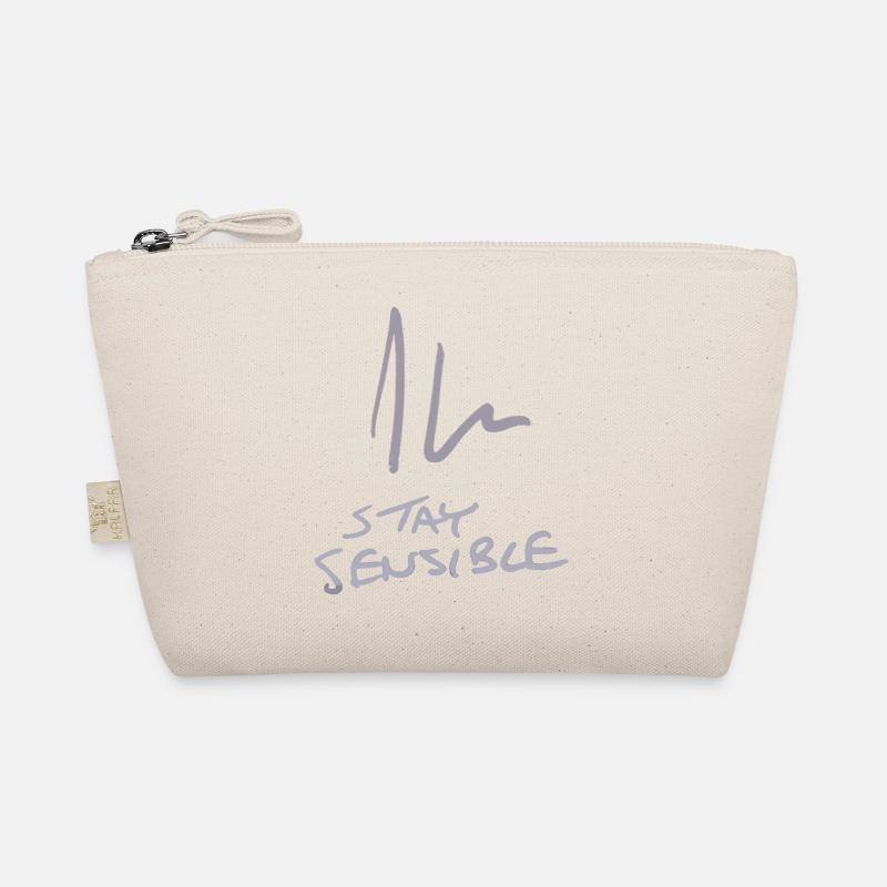 Jon Hare "Stay Sensible" - Organic Pouch - nature