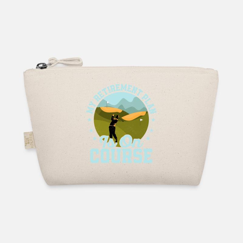 My Retirement Plan Is On Course Golf Golfing Organic Pouch