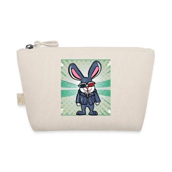 Funny bunny - Organic Pouch - nature - Front