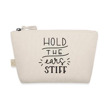 hold the ears stiff - Bio-Täschchen - Natur - Vorne