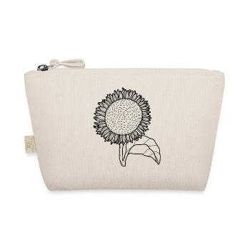 Blume Sonnenblume - Bio-Täschchen - Natur - Vorne