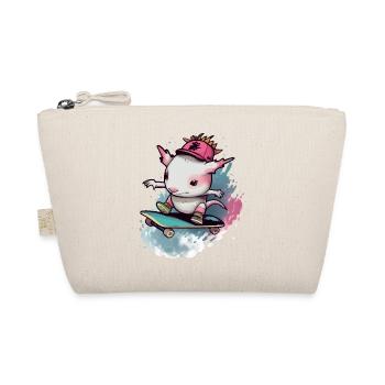 Koki der Axolotl - Bio-Täschchen - Natur - Vorne