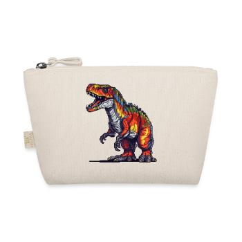 Dino dans les graphiques rétro pixel 8 bits ou 16 bits - Trousse biologique - nature - Devant
