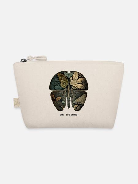 Butterfly Brain Ur-Tshirt - Bio-Täschchen - Natur