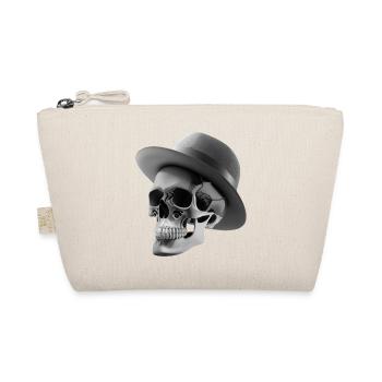 Skull - Organic Pouch - nature - Front