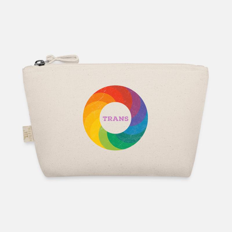 Rainbow Ring "Trans" Pink Organic Pouch