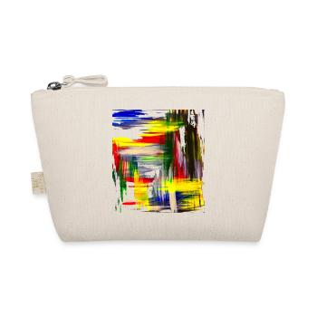 "In line" Acryl Paint 69 by Marco Eckenbrecht - Organic Pouch - nature - Front