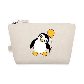 Cute balloon penguin, cute kids motif - Organic Pouch - nature - Front