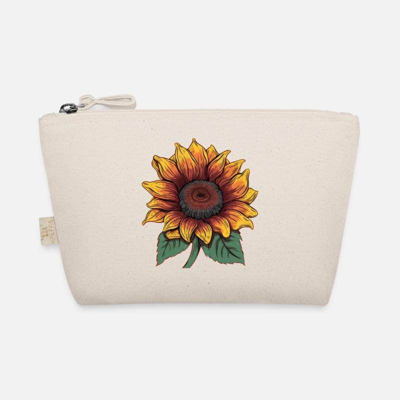 Sonnenblume - Bio-Täschchen - Natur