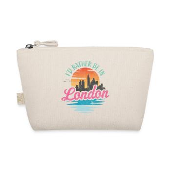 I'd rather be in London - Organic Pouch - nature - Front
