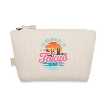 I'd rather be in Tokyo - Organic Pouch - nature - Front