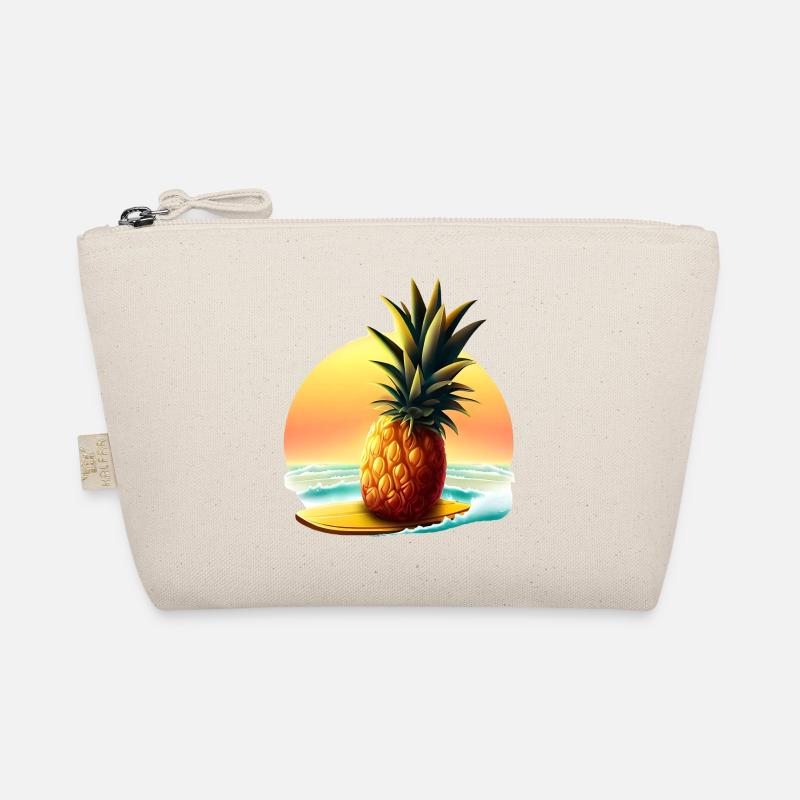 Surfeur d’ananas au coucher du soleil Trousse biologique