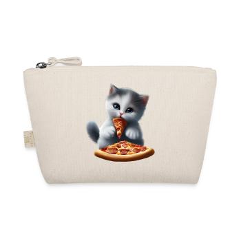 Cat eats pizza - Organic Pouch - nature - Front