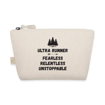 Ultra Runnner - Fearless. Relentless. Unstoppable. - Organic Pouch - nature - Front
