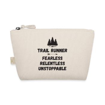 Trail Runner - Fearless. Relentless. Unstoppable. - Organic Pouch - nature - Front