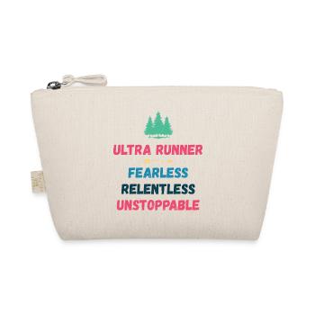 Ultra Runnner - Fearless. Relentless. Unstoppable. - Organic Pouch - nature - Front