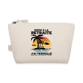 Enfin la retraite humour retraité cadeau drôle - Trousse biologique - nature - Devant