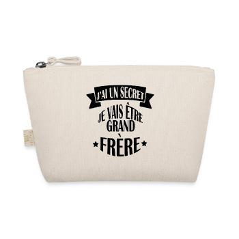 J AI UN SECRET GRAND FRERE fier : annonce bébé - Trousse biologique - nature - Devant