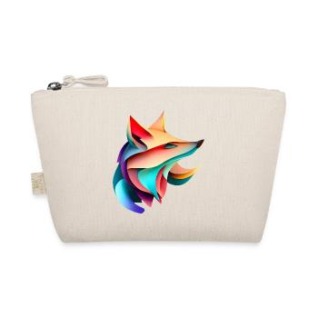 Fox Design Elegant Stripes Harmony - Organic Pouch - nature - Front