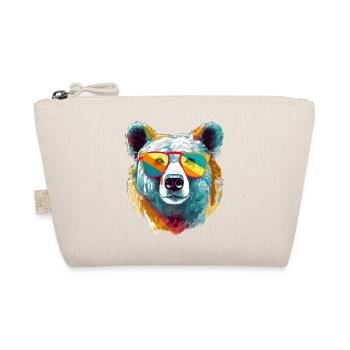 Icko l'ours cool - Trousse biologique - nature - Devant
