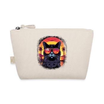 avogato anniversary present idea cats i love cats - Bio-Täschchen - Natur - Vorne