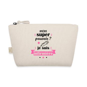super pouvoir infirmière, cadeau fête des mères - Trousse biologique - nature - Devant