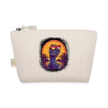 T-shirts de costume cool Noël drôle lapin t rex - Trousse biologique - nature - Devant